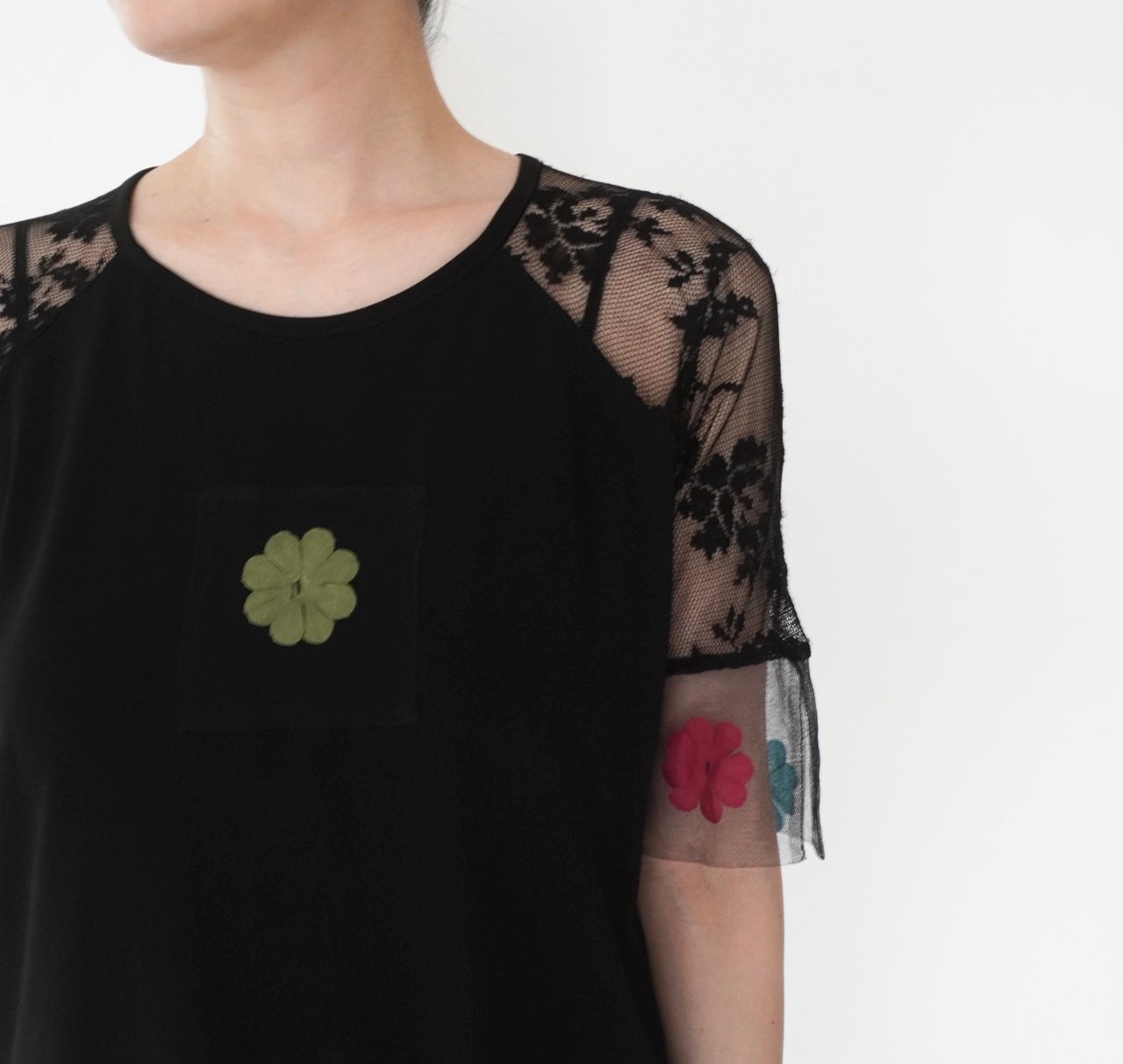 90s Lace Design Top