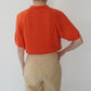 80s Half Zip Design Top Made in USA
