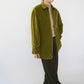 90s Velour Zip Shirt Jacket