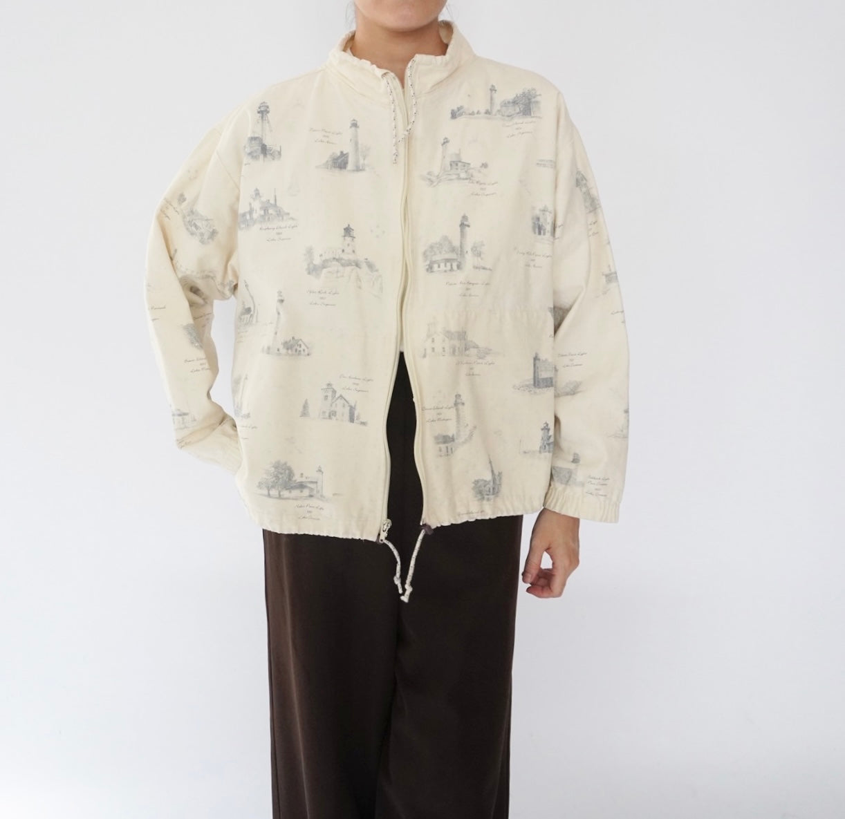 90s Printed Jacket