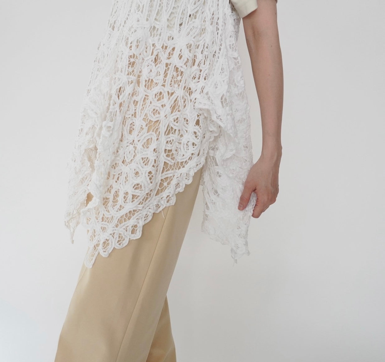 00s Lace Design Top