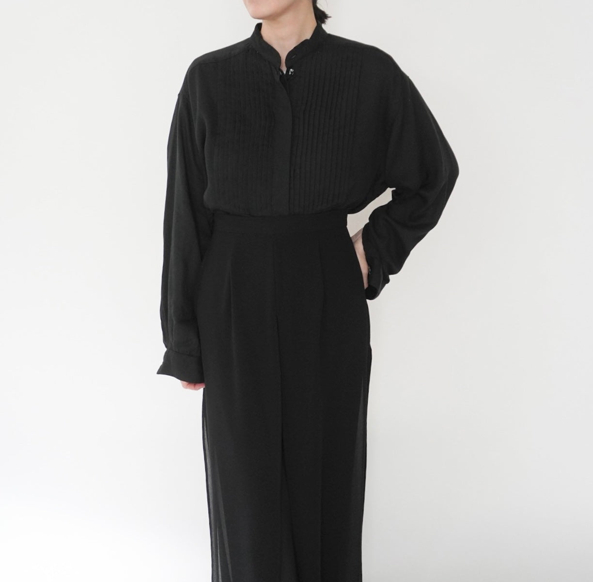 90s Pleat Design  Shirt