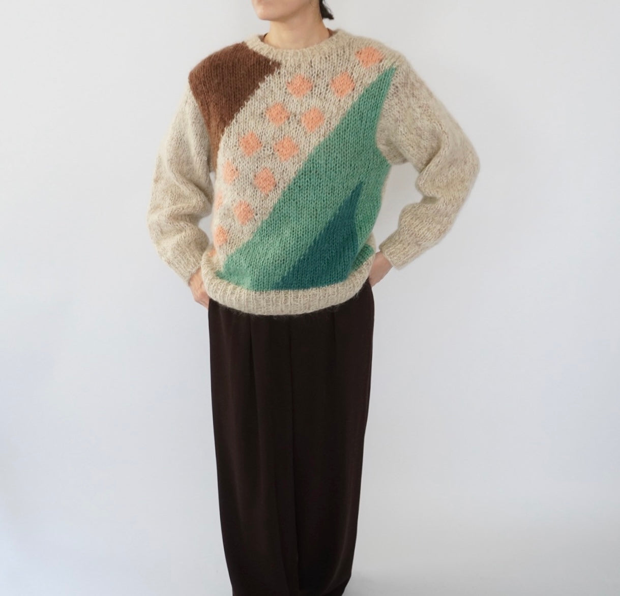 80s EURO Design Mohair Knit
