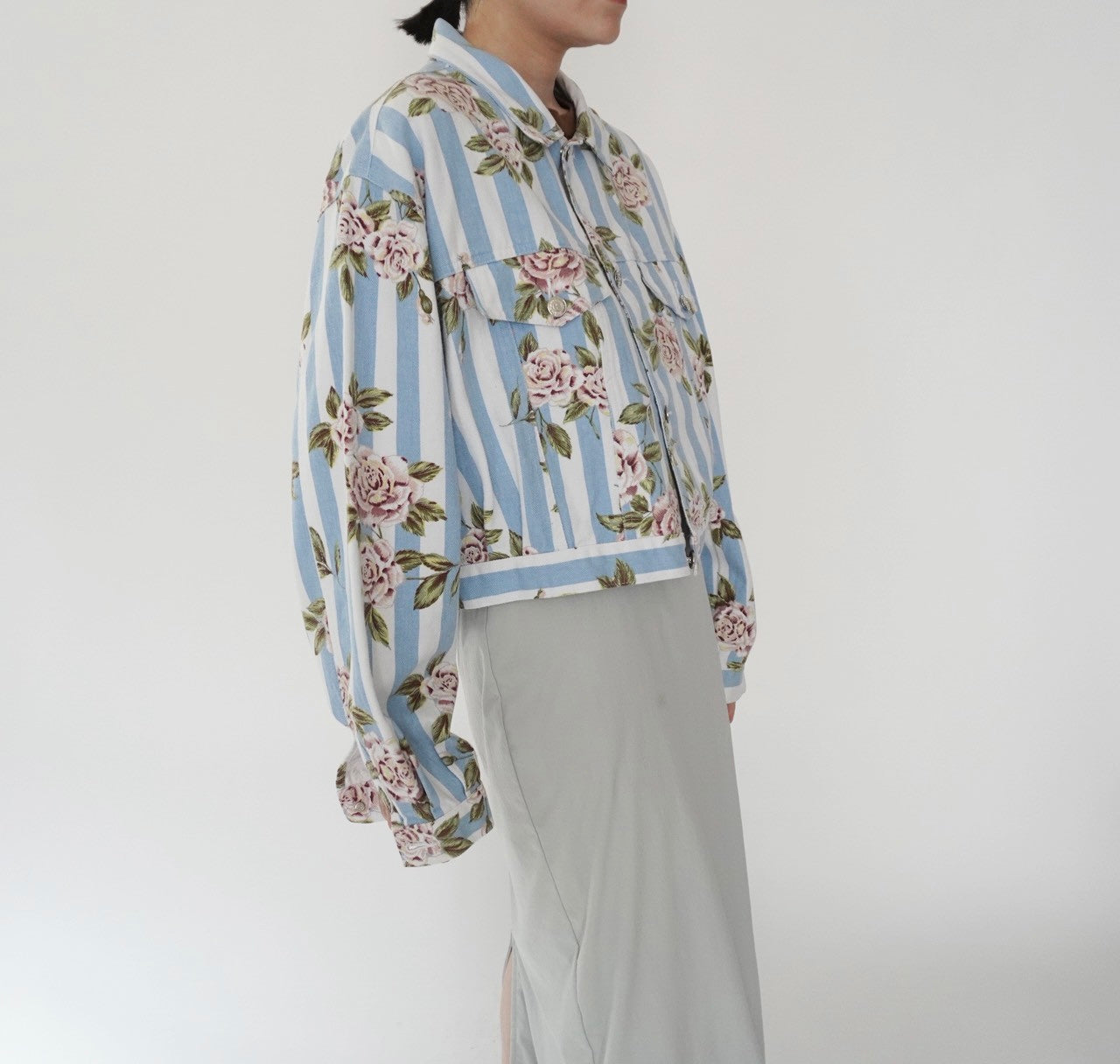 90s Flower Pattern Jacket