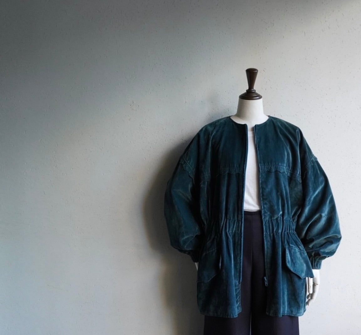 80s Velor Jacket Made in Italy