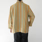 90s "harve benard" Striped Linen Shirt,Jacket