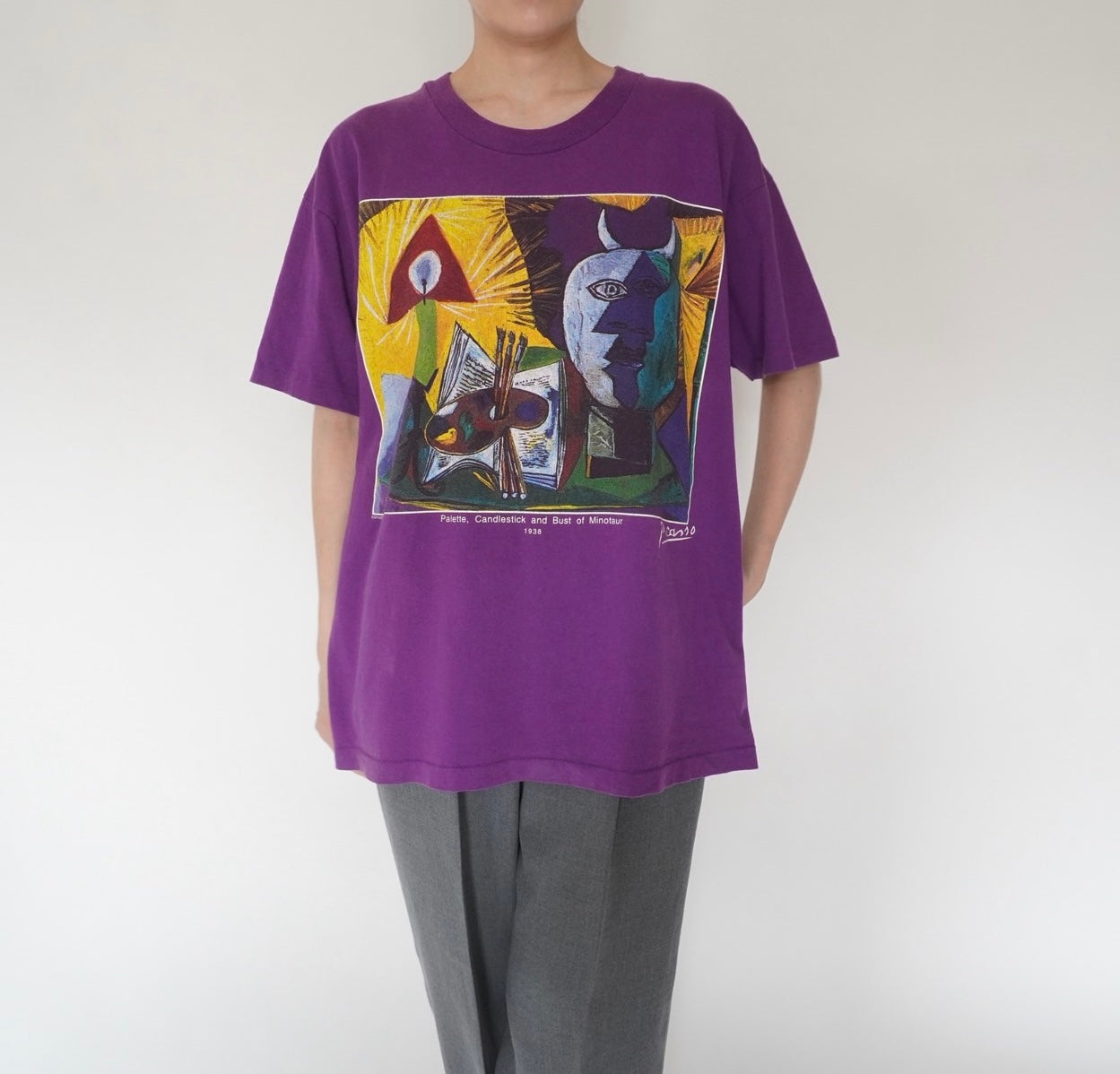 90s "Pablo Picasso” Printed T-shirt Made in USA