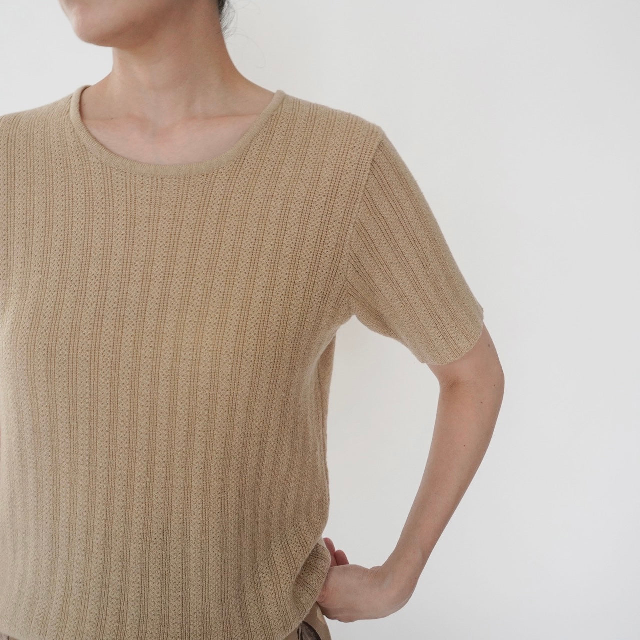 90s Beige Top