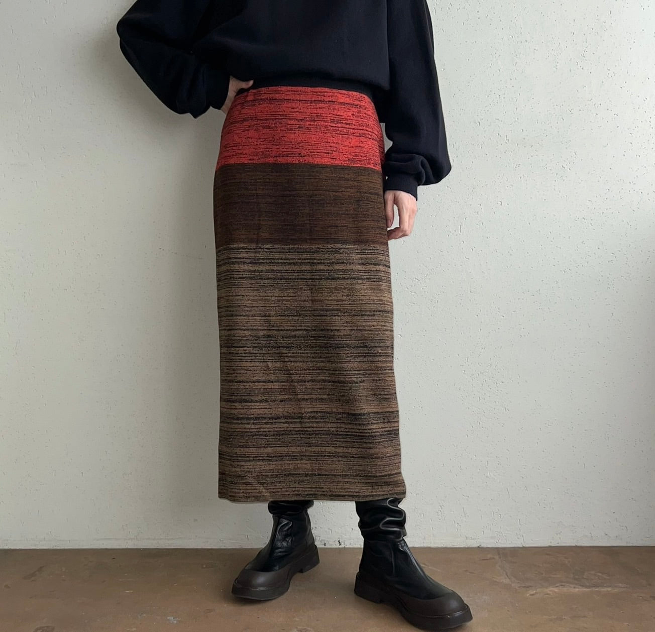 90s Knit Skirt Made in Italy