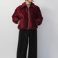 90s Velour Jacket Made in Italy Dead Stock