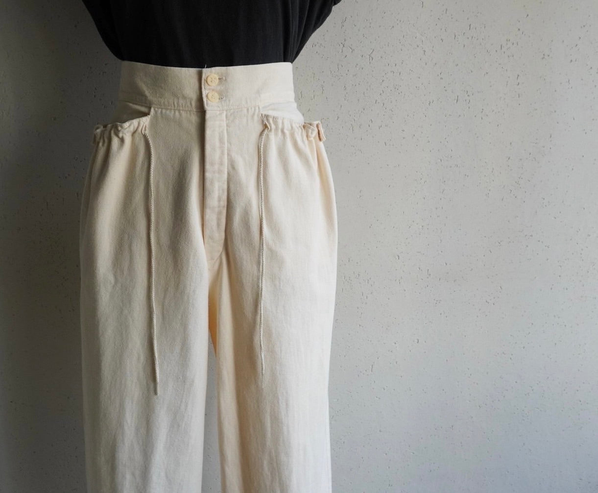 80s  High Waisted Design  Pants