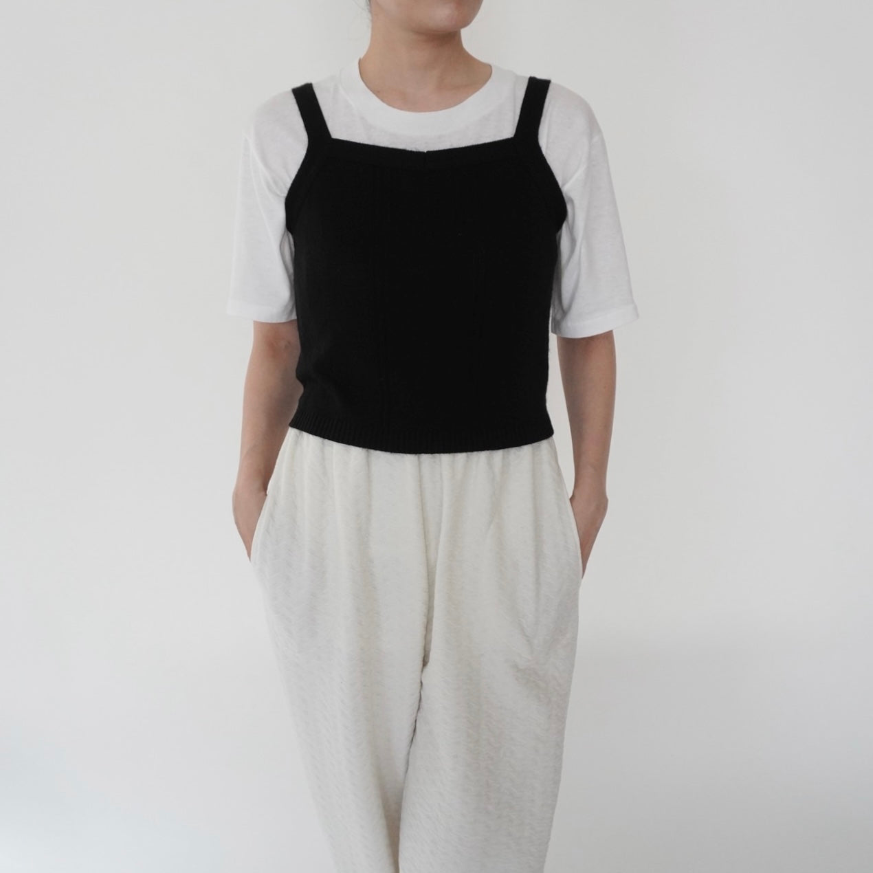 90s Cotton Design Camisole Top Made in USA