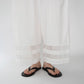 90s Design Wide Pants Made in France