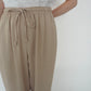 90s Beige Wide Pants