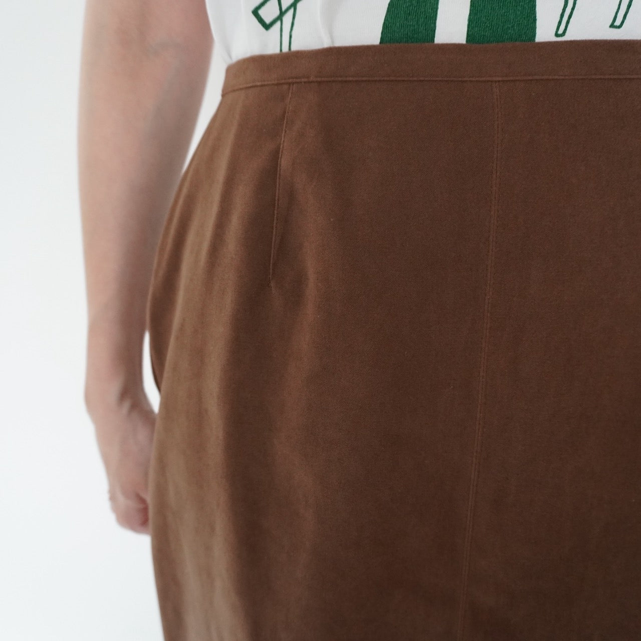 90s Brown Skirt