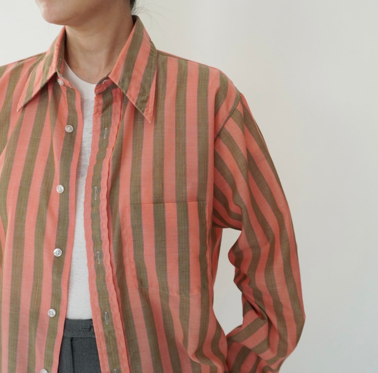 70s "Arrow" Striped Shirt