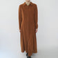 90s "FENDI" Faux Suede Dress Made in Italy