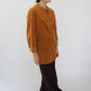 60s Lace Up Corduroy Top