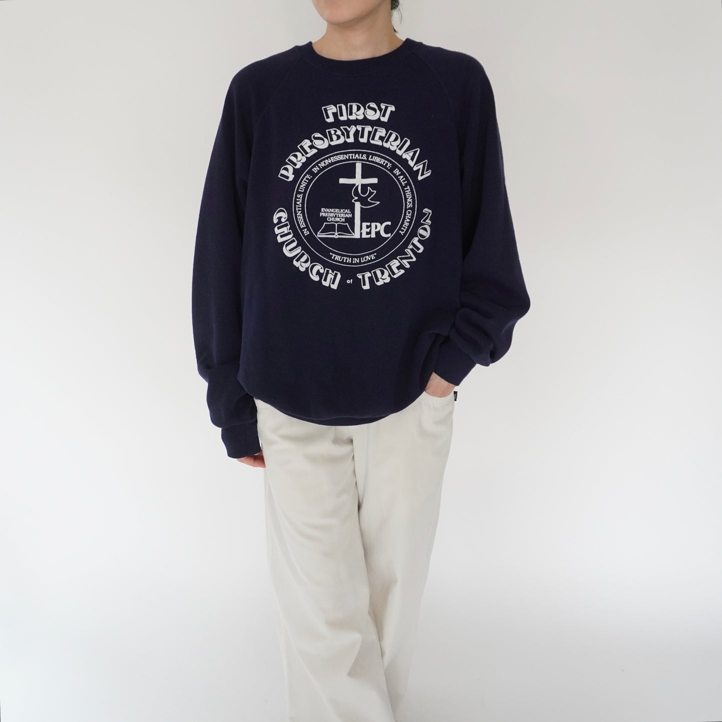 90s Printed Sweater Made in USA