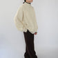 90s Zip Design Knit Made in Italy