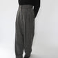80s Black White Striped  Pants Made in Italy