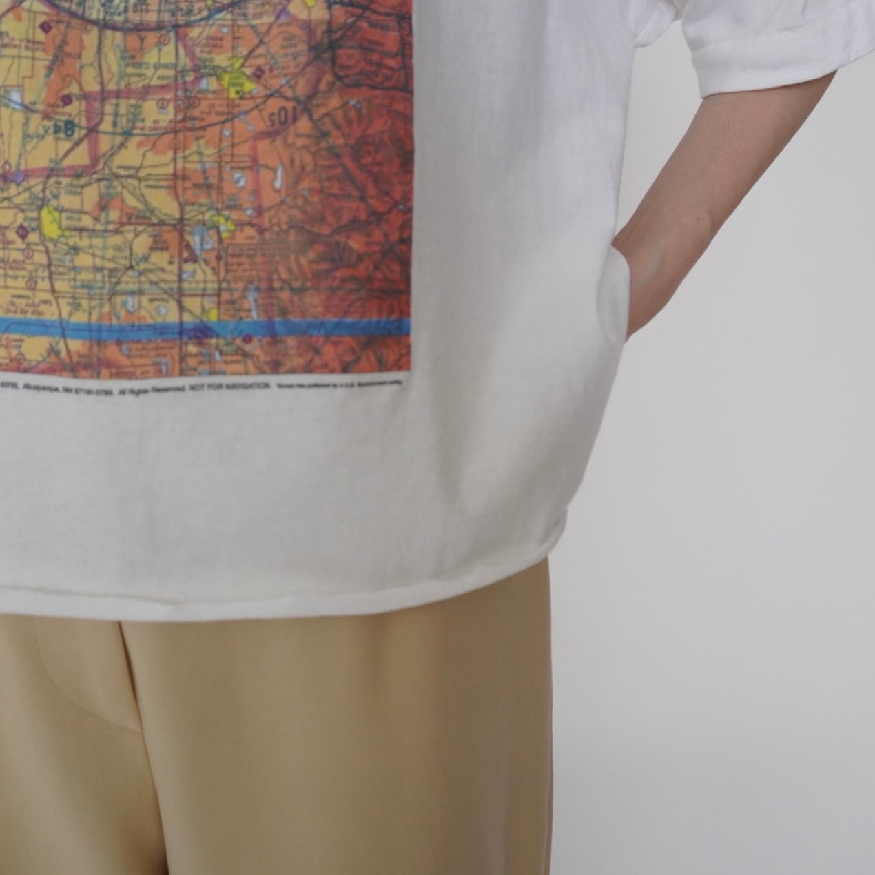 90s Printed Cut Off T-shirt Made in USA