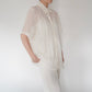 90s Embroidery Sheer Shirt Made in USA