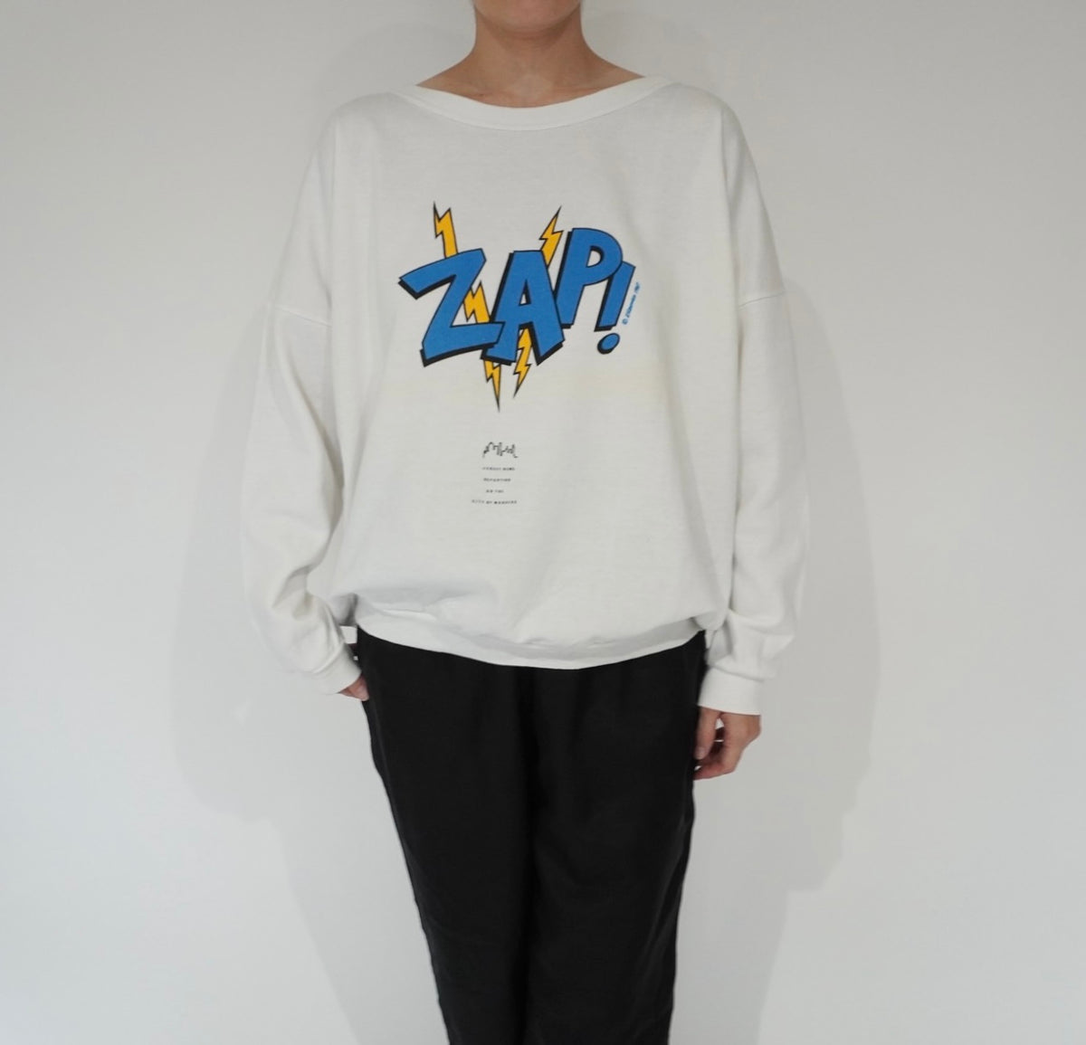 80s Printed Sweater Made in Canada