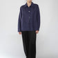90s Navy Linen Jacket