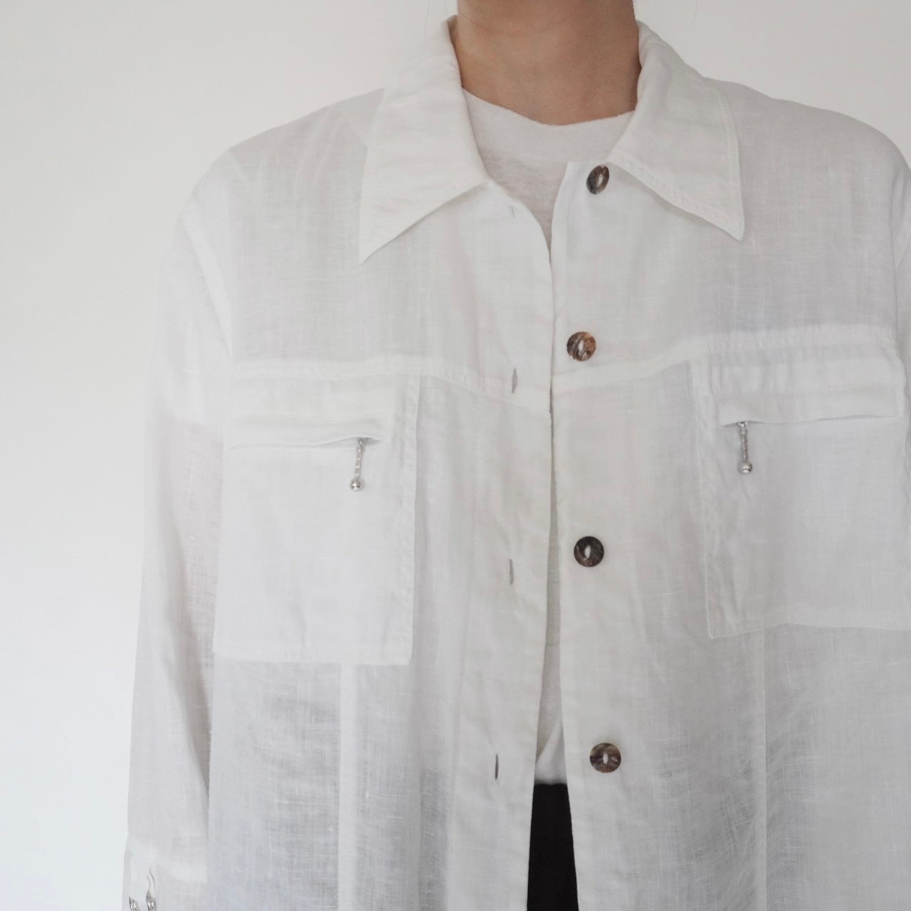 90s EURO Linen Light Jacket