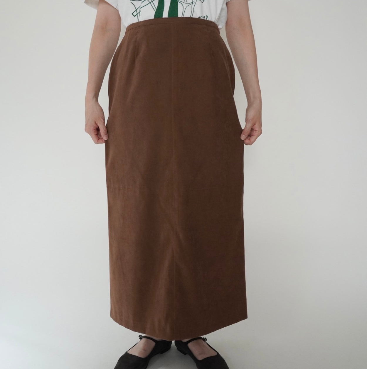 90s Brown Skirt