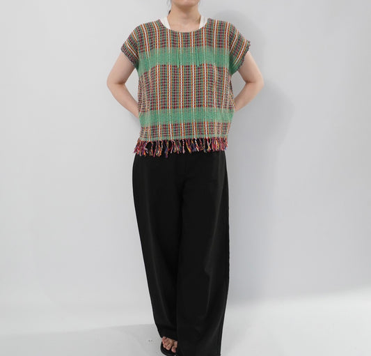 90s Multi Fringe Top