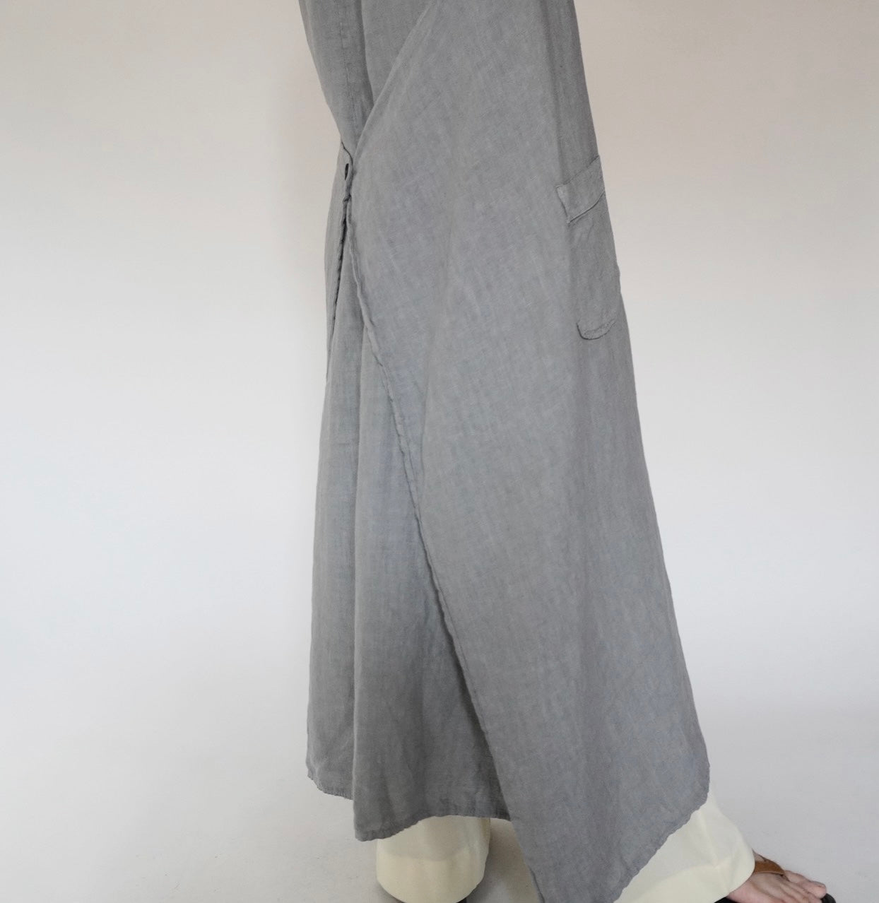 90s Linen  Maxi Dress Made in Italy