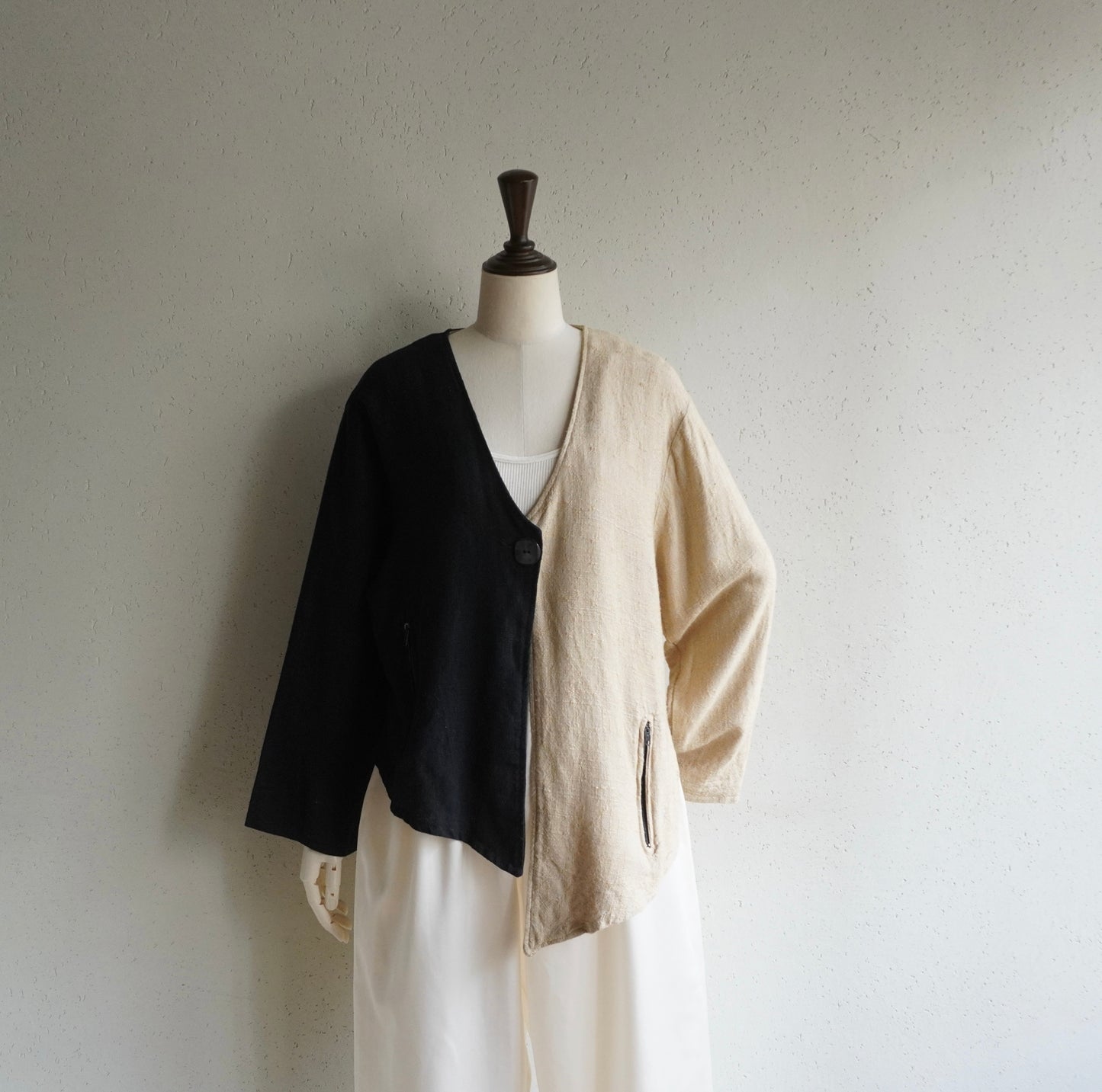 90s EURO Asymmetry Design Jacket