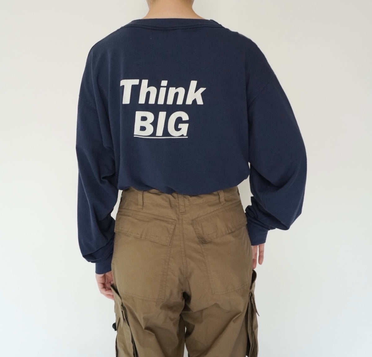 90s Long Sleeves Printed T-shirt Made in USA