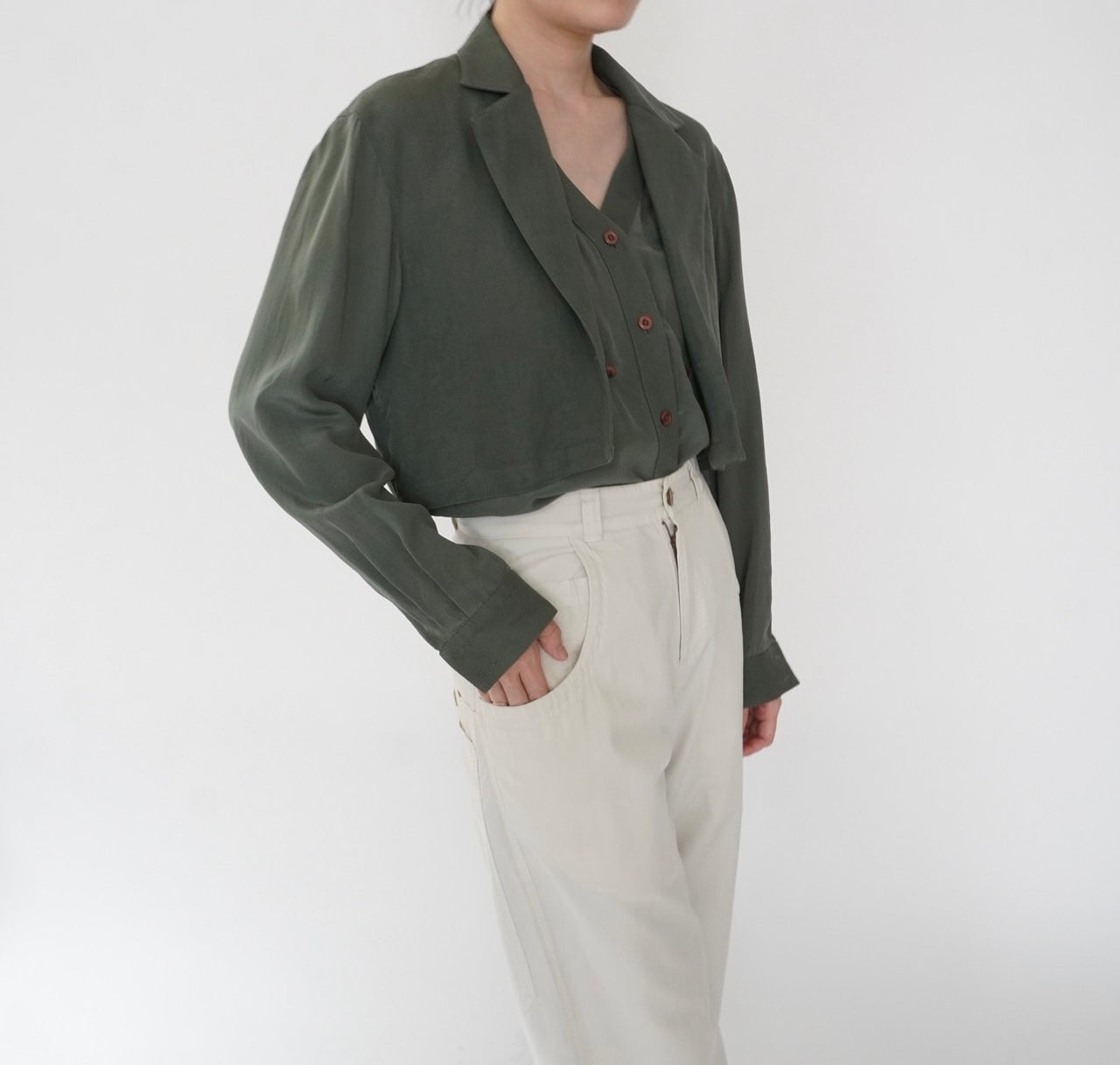 90s Silk Design Shirt