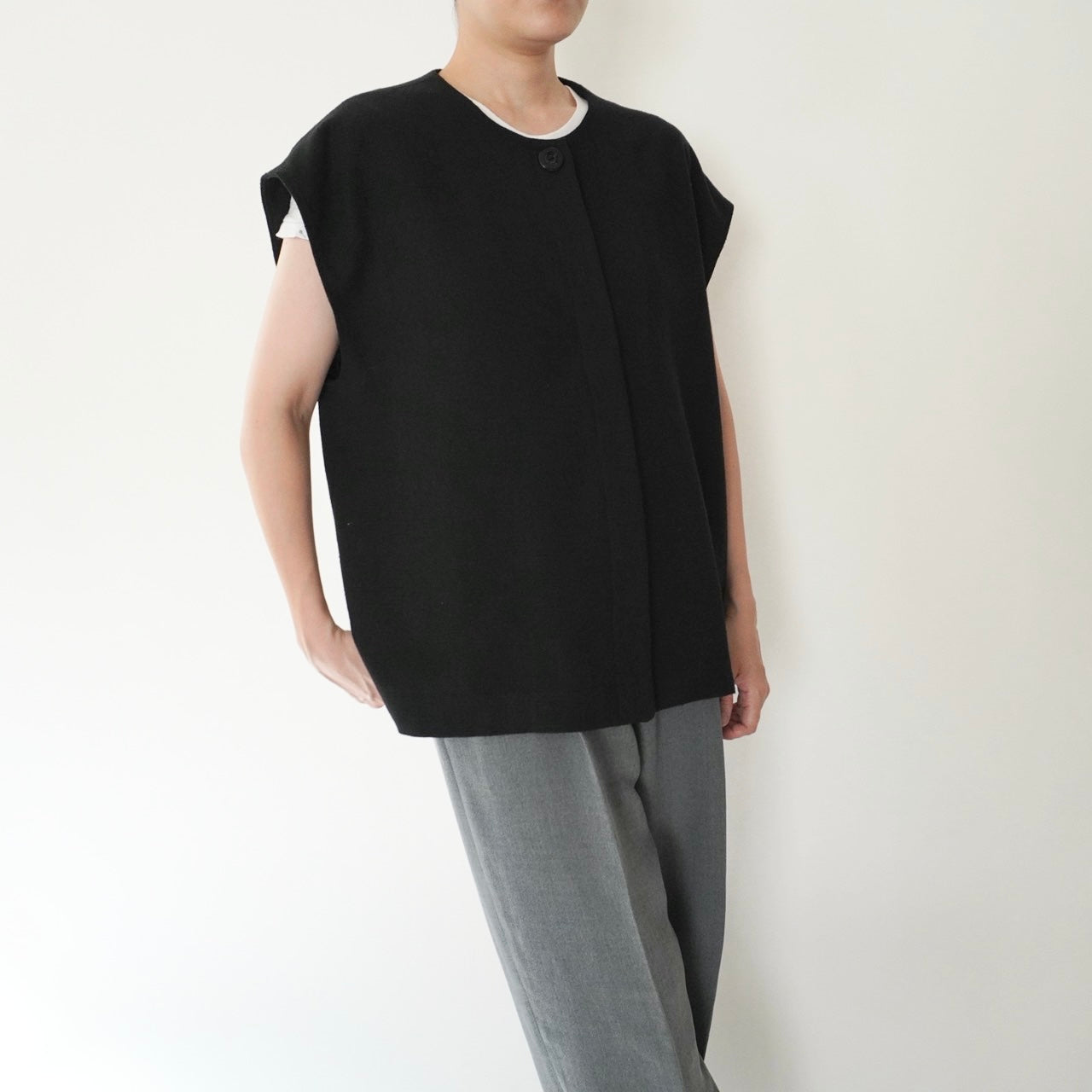 80s Boxy Top,Vest