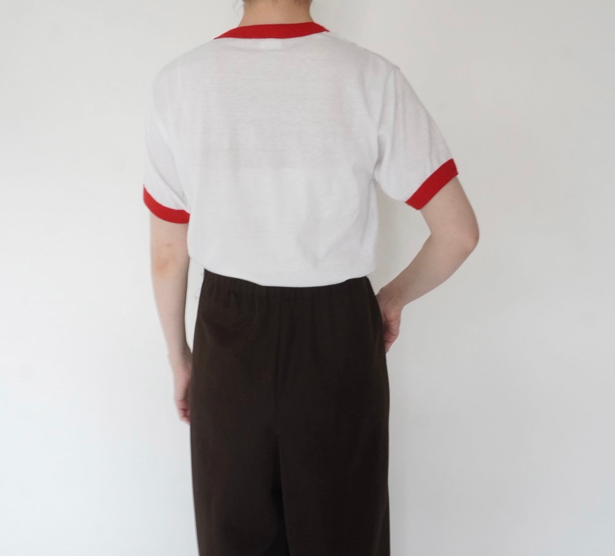 80s Photo Printed T-shirt Made in USA