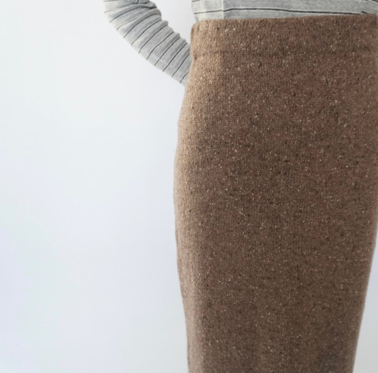 90s Mix Knit Skirt Made in Italy