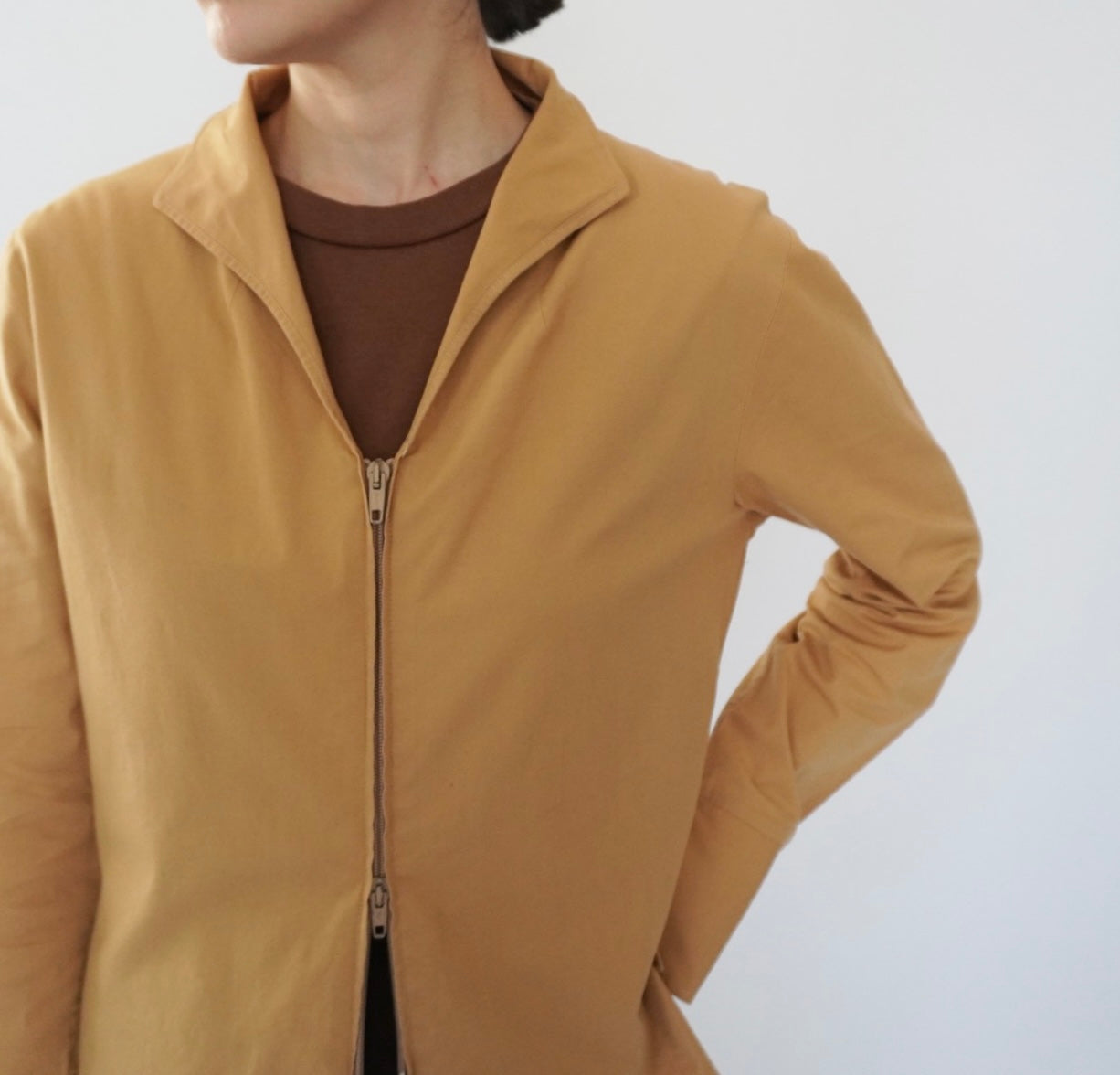 90s"NARACAMICIE" Zipped Shirt