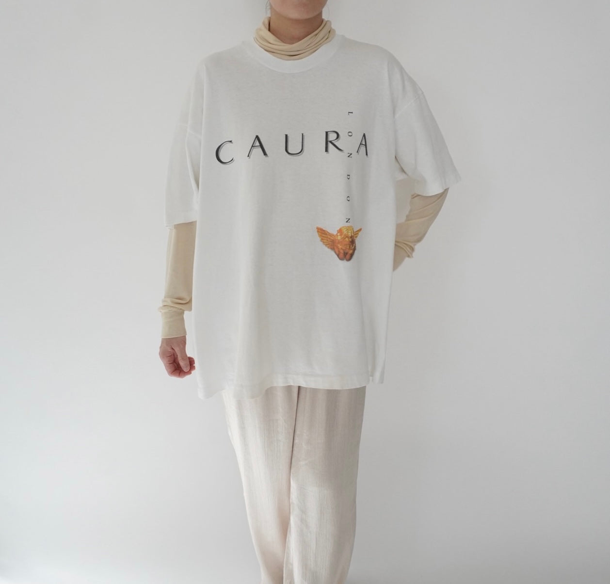 90s "CAURA LONDON" Printed T-shirt