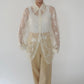 90s Embroidery Sheer Shirt