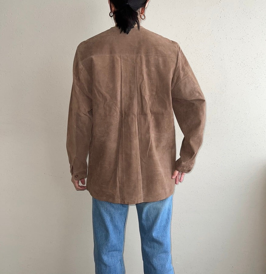 90s Suede Blouse