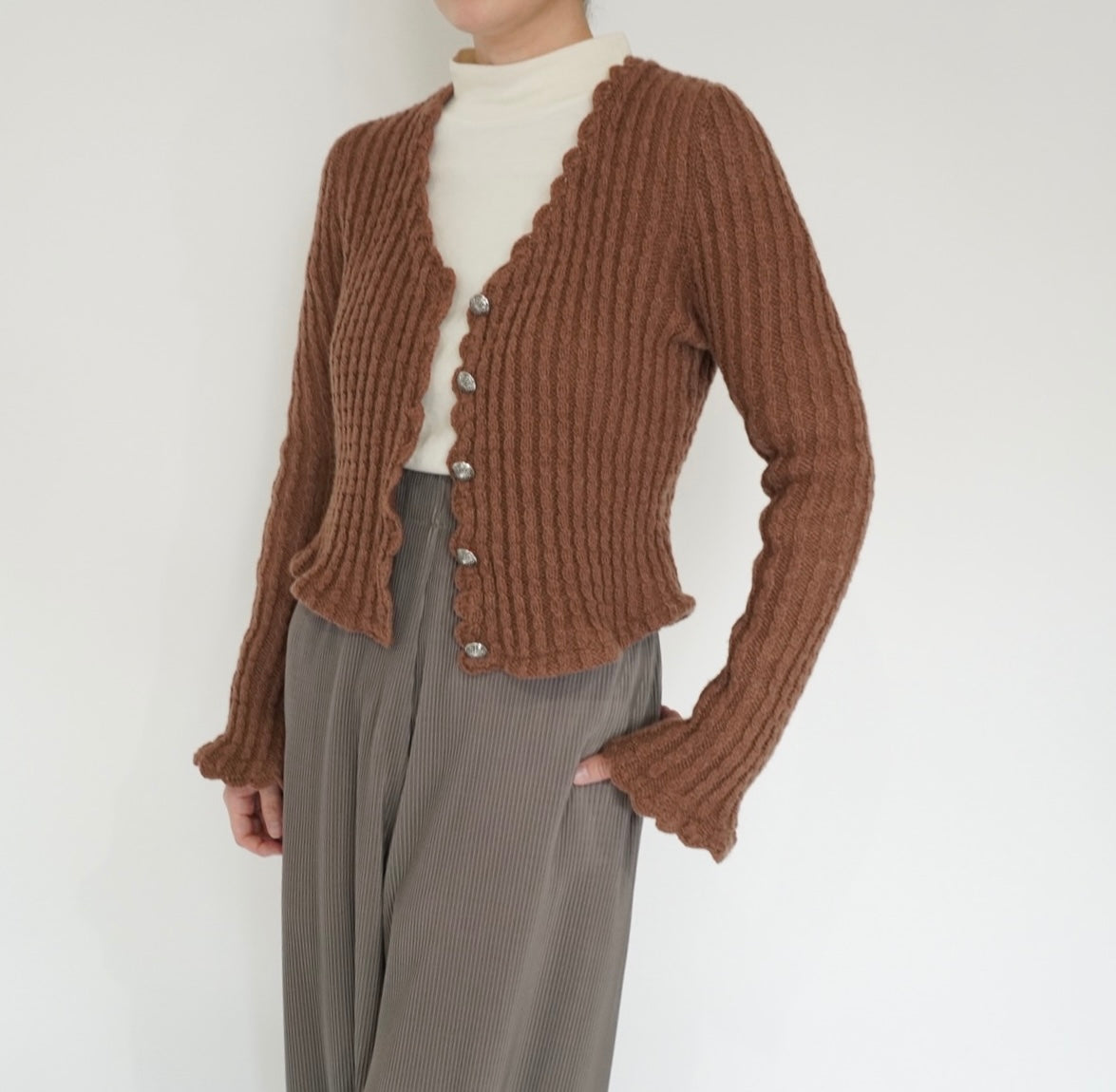 90s Design Knit Cardigan