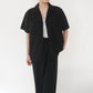 90s Embroidery Cut Lace Design Shirt