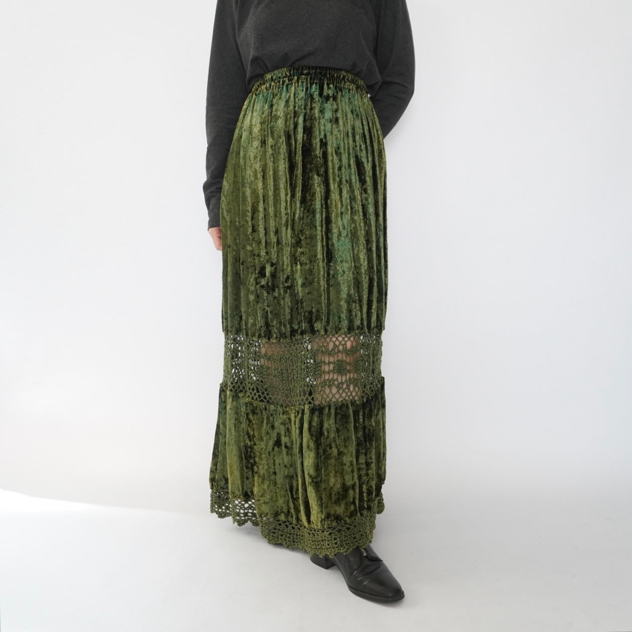 90s Velour Skirt