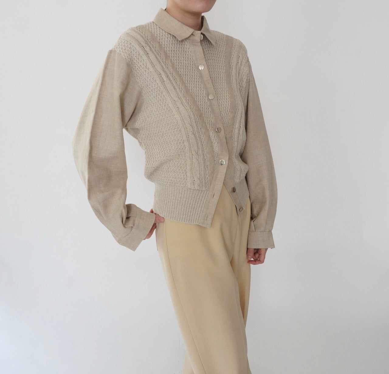80s EURO Linen Light Jacket