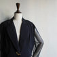 90s Sheer Sleeves Jacket,Blouse Made in USA