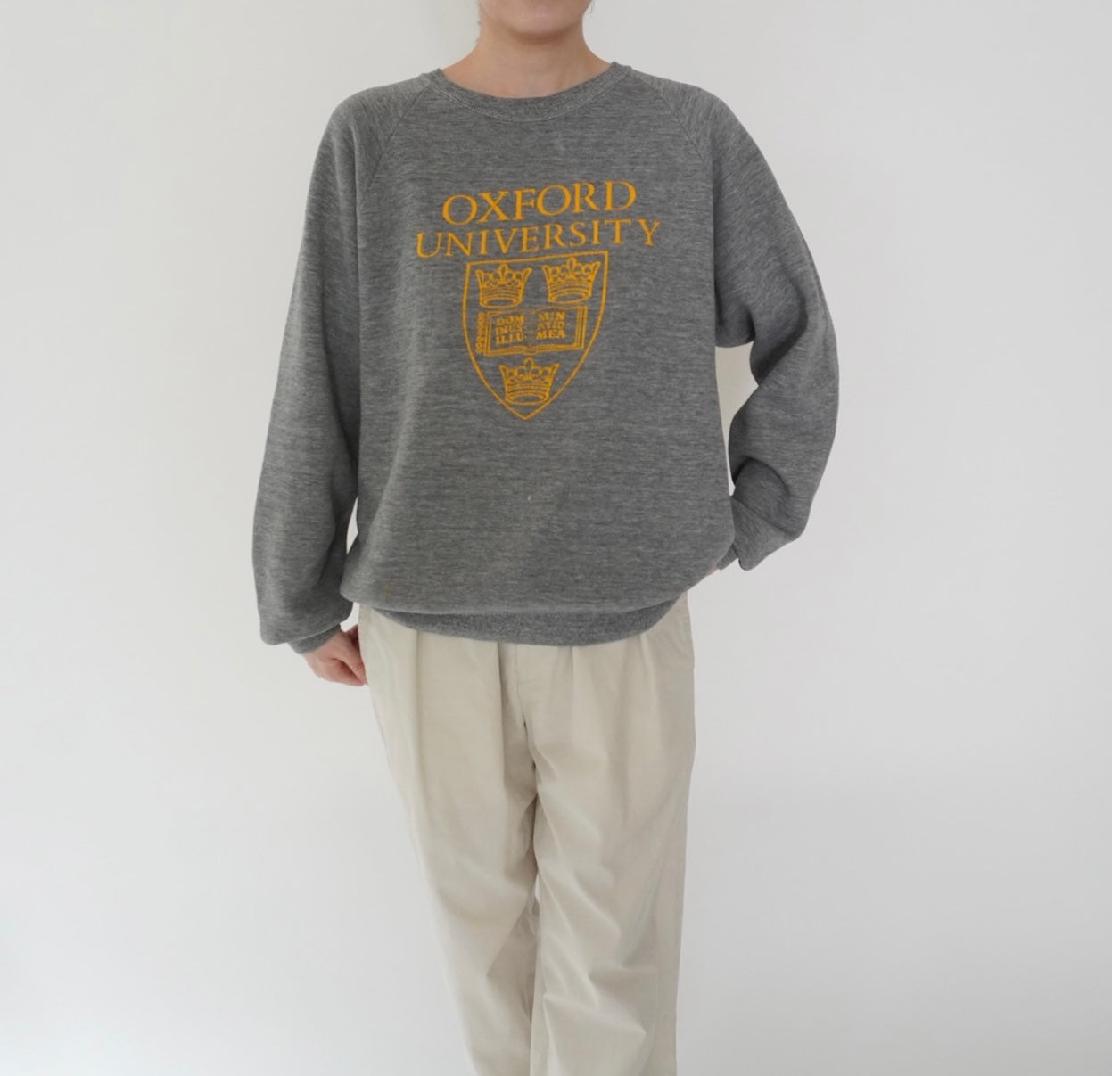 80s Printed Sweater Made in USA