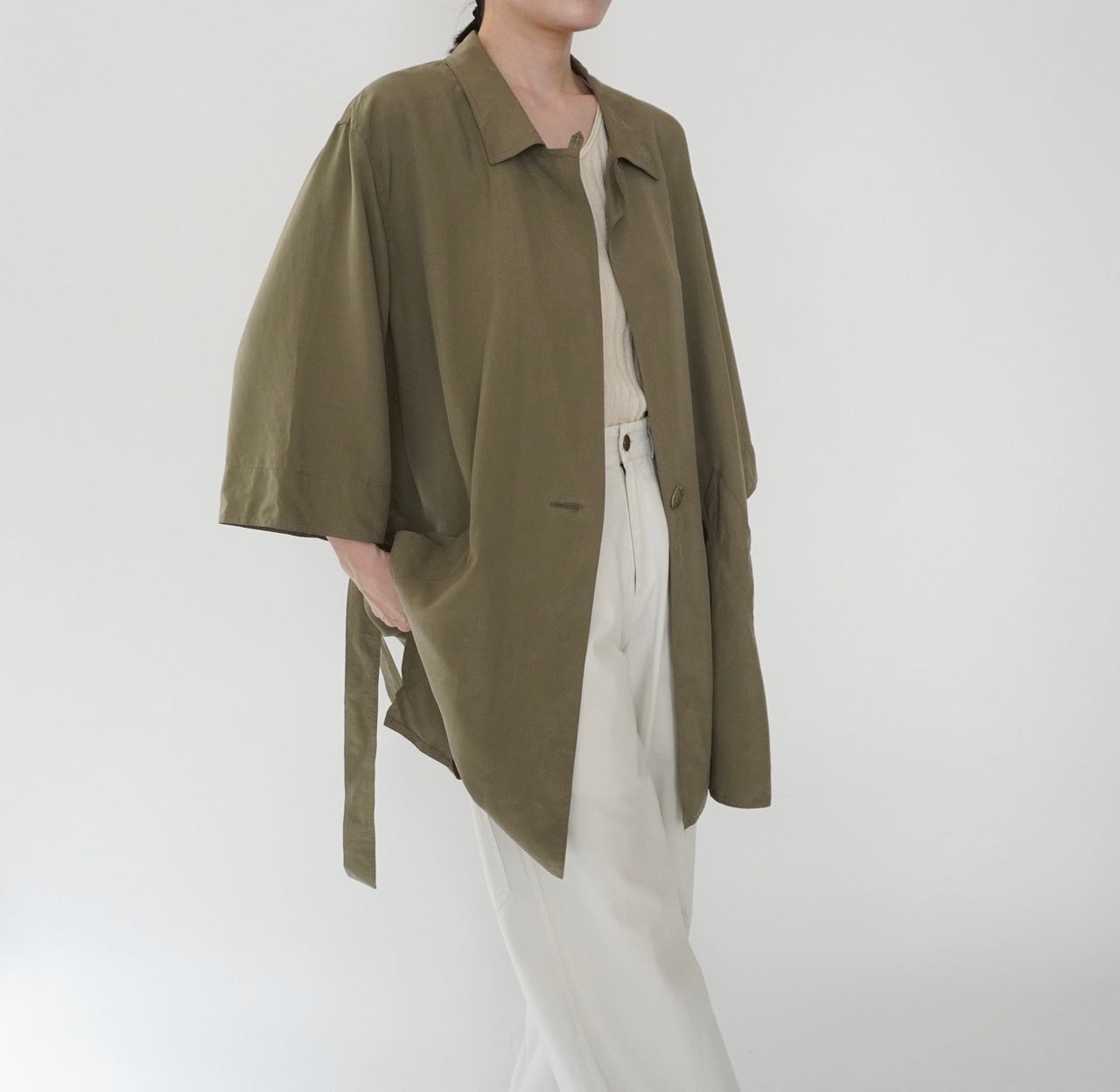 80s Silk Light Jacket Made in Italy